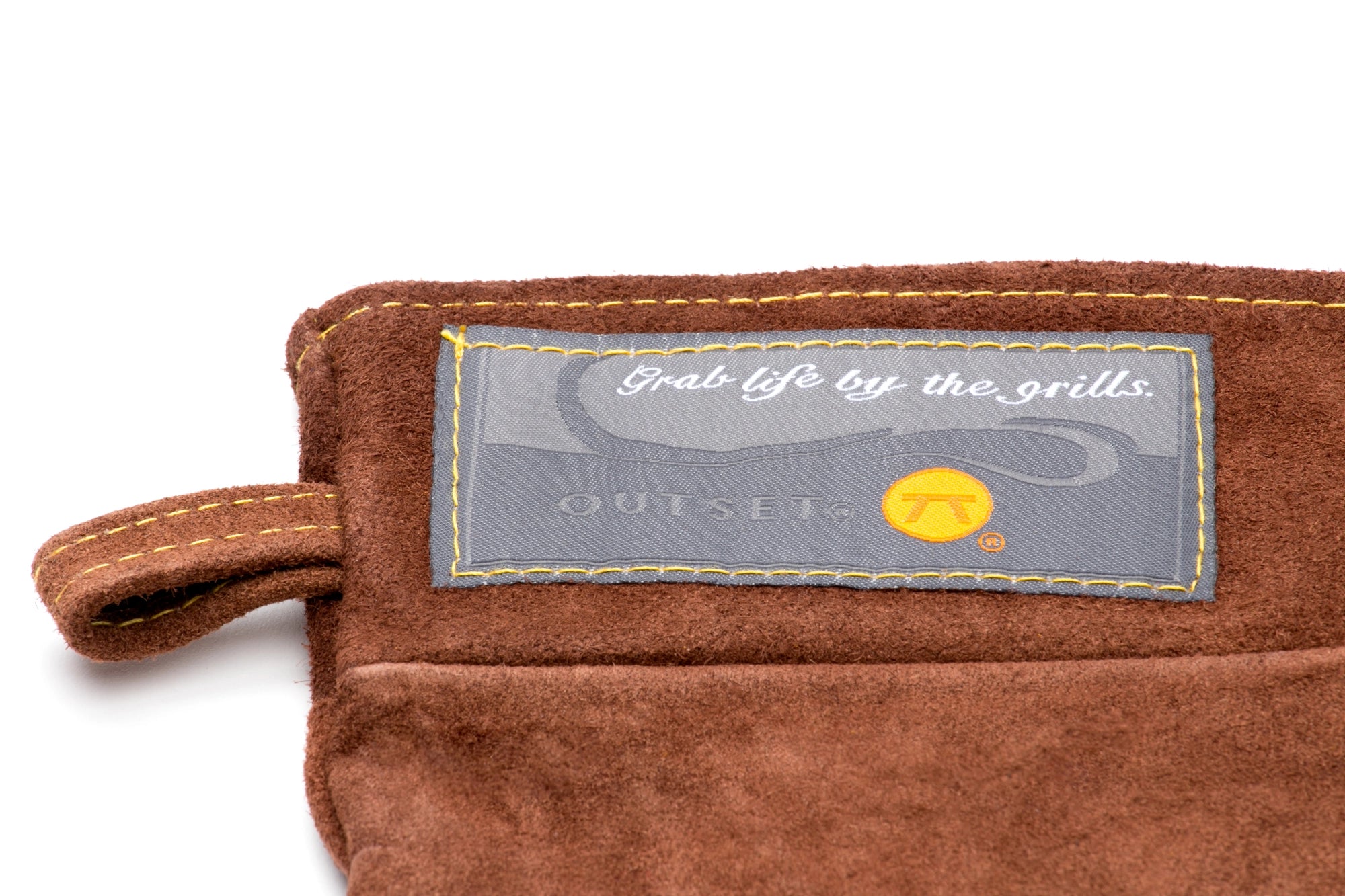 Moufle de Protection en Cuir Marron - Résistante à la Chaleur