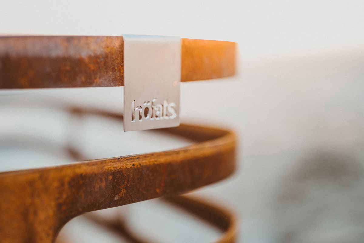 CUBE Brasero rouille