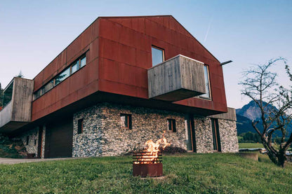 CUBE Brasero rouille